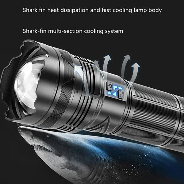 100W Long Distance Tactical Flashlight