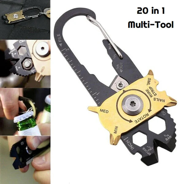 20-in-1 Multifunction Keychain