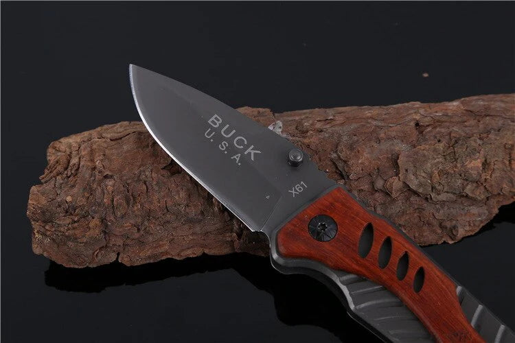 Buck USA X61 Tactical Pocket Survival Knife