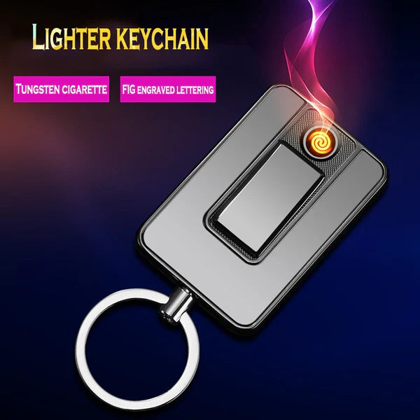 USB Keychain Lighter- Golden