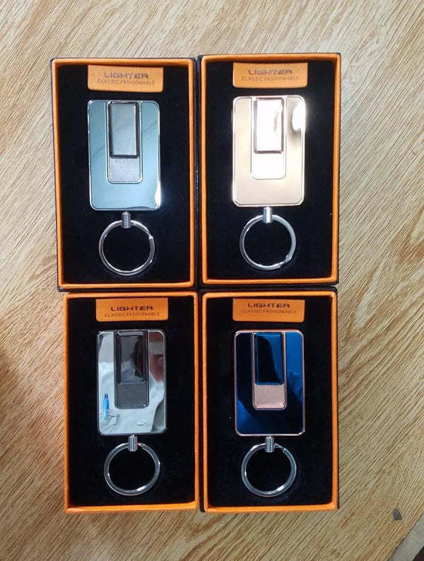 USB Keychain Lighter- Golden