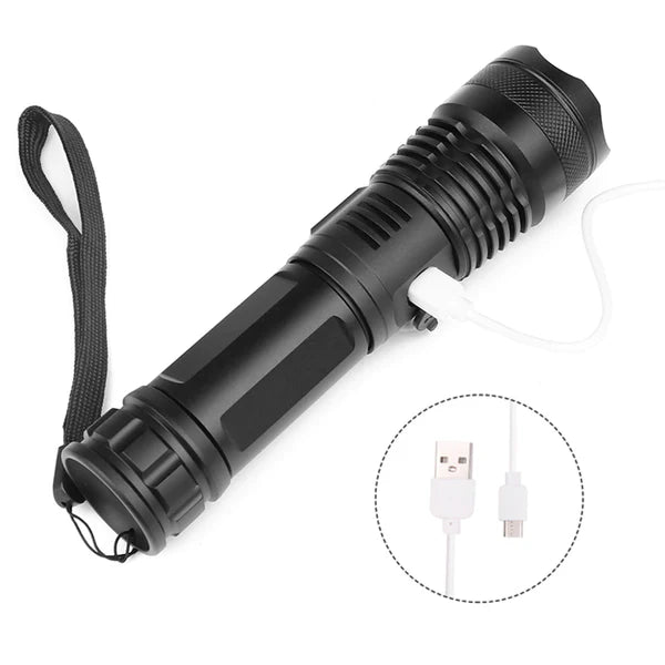 LED Flashlight with Battery Indicator