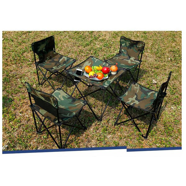 Folding Table and 4*Chairs Set (Camo)