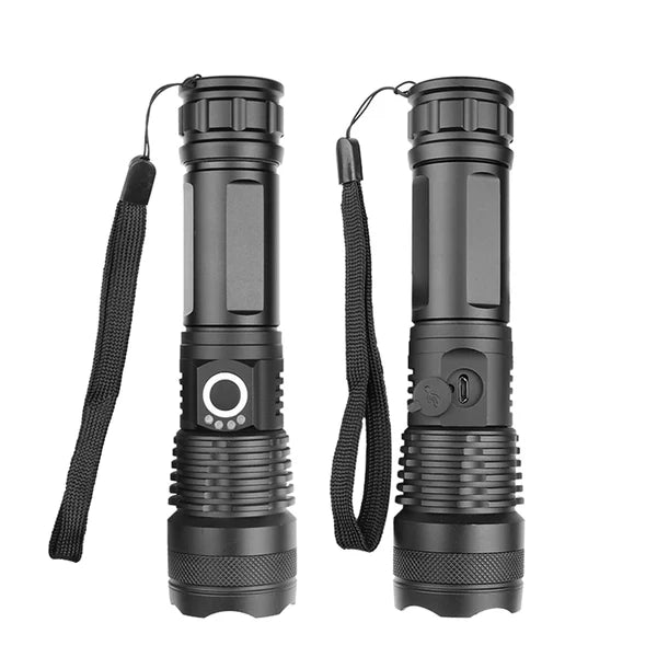 LED Flashlight with Battery Indicator