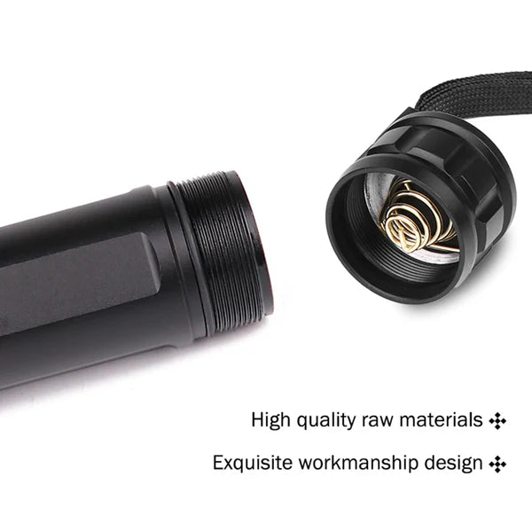 LED Flashlight with Battery Indicator