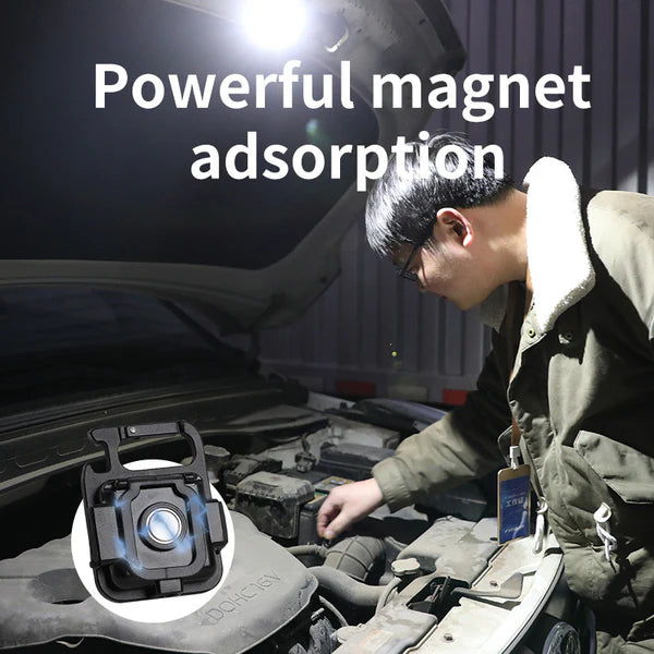 Magnet Base Spotlight with Bottle Opener