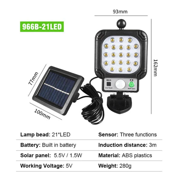 3 Mode Solar Sensor Street Lamp