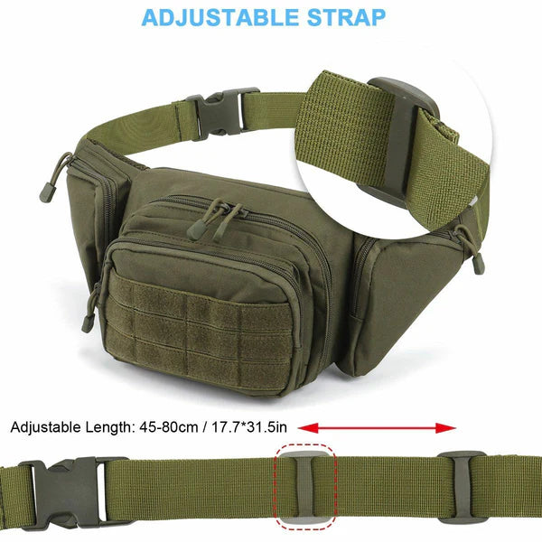 Military-grade fanny pack designed for outdoor enthusiasts