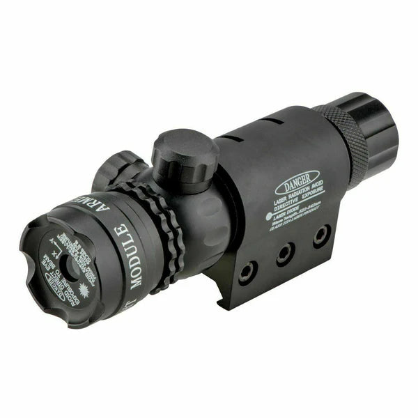 Green Laser Sight With 2 Adjustable Mounts-Black