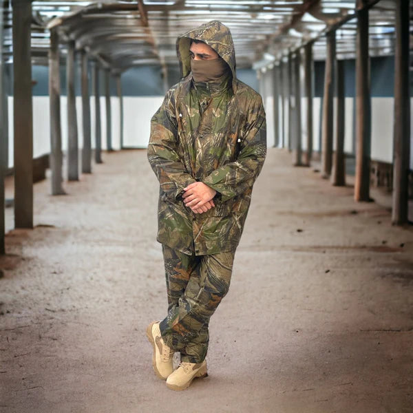 All Purpose Men's Camo Rain Suit(2 Pc)