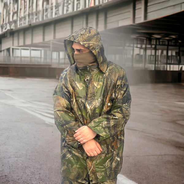 All Purpose Men's Camo Rain Suit(2 Pc)