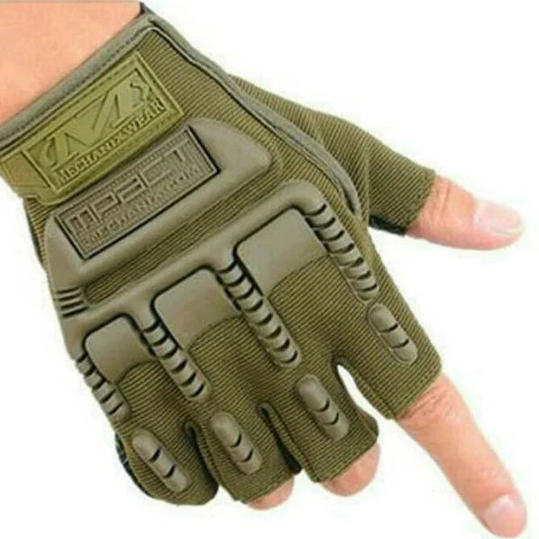 Mechanix MPACT Fingerless Impact-Resistant Gloves for Gym and Bike Riding