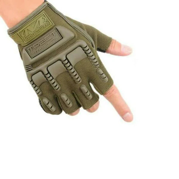 Mechanix MPACT Fingerless Impact-Resistant Gloves for Gym and Bike Riding