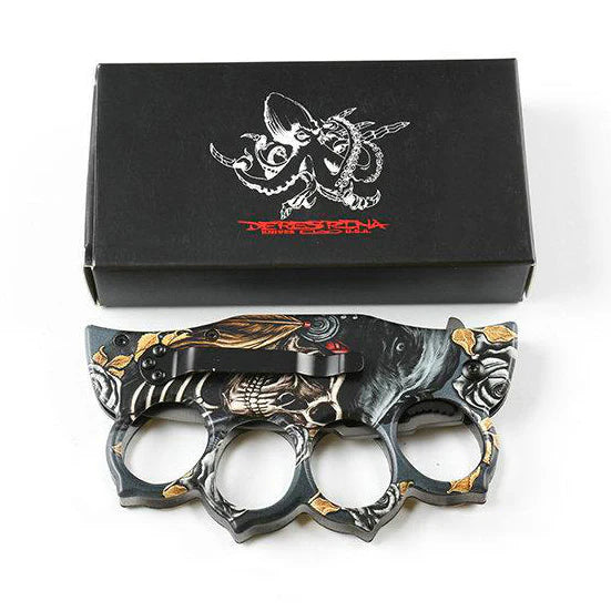 X71 Quick Open Knuckle Duster Knife