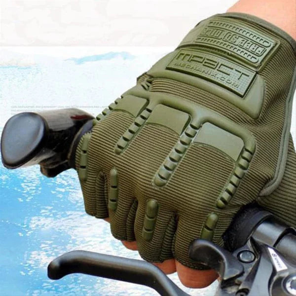 Mechanix MPACT Fingerless Impact-Resistant Gloves for Gym and Bike Riding