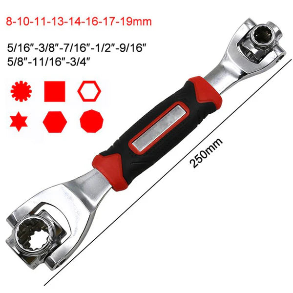 8 in 1 Universal Socket Wrench