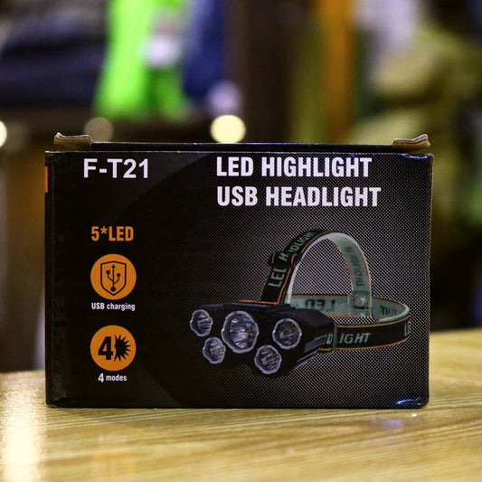 LED Highlight USB Headlight F-T21