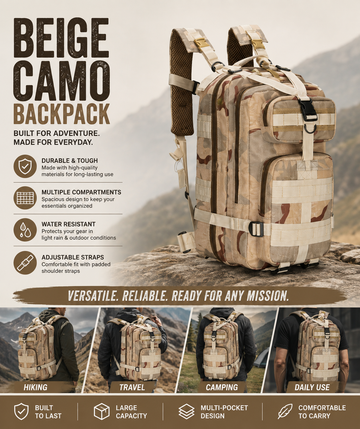 TacGear 30L Backpack