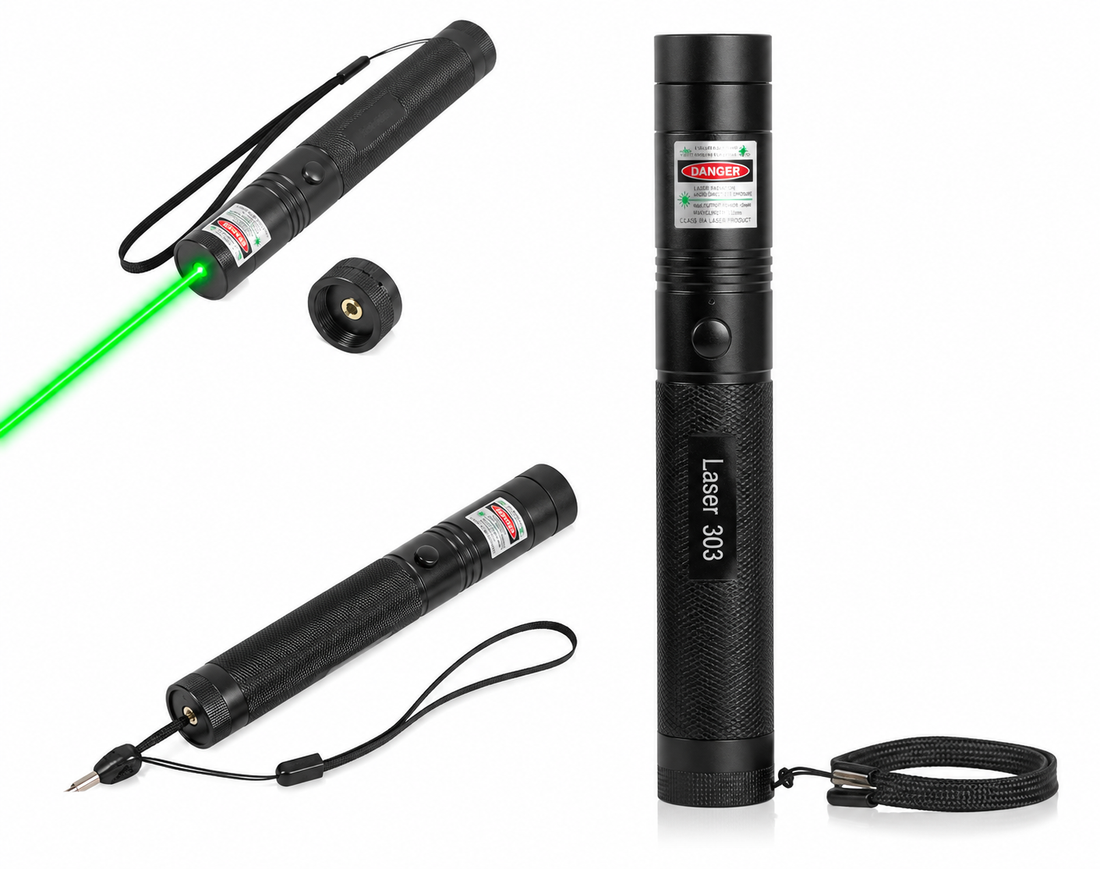 Rechargeable Powerful Green Laser Pointer - with more then 4 KM Range