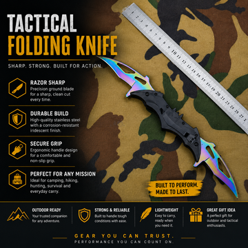 Batman Tactical Stainless Steel Knife