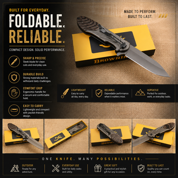 Browning X56 - Folding Pocket Knives - Wood Handle