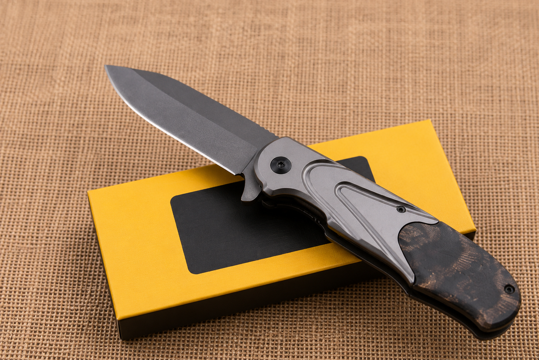 Browning X56 - Folding Pocket Knives - Wood Handle