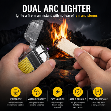 Dual Arc Lighter with COB Light Price in Pakistan