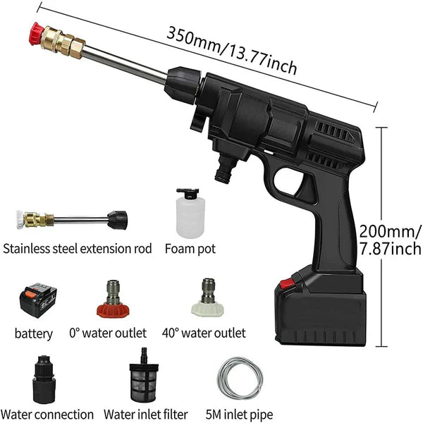 Cordless Pressure Washer with Foam Cannon