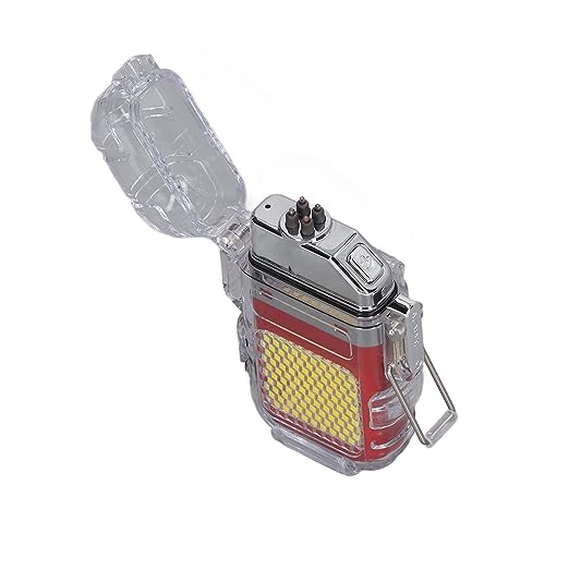 Dual Arc Lighter with COB Light