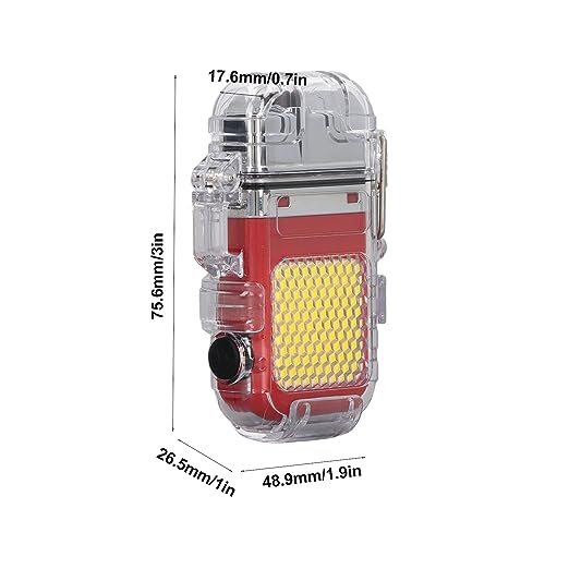 Dual Arc Lighter with COB Light