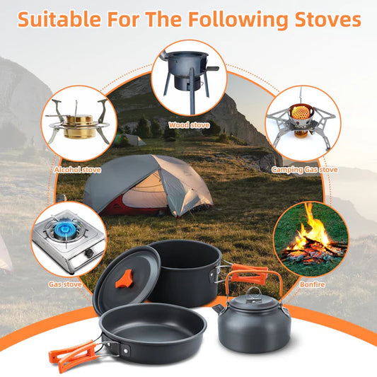 Folding Outdoor Cooking Set