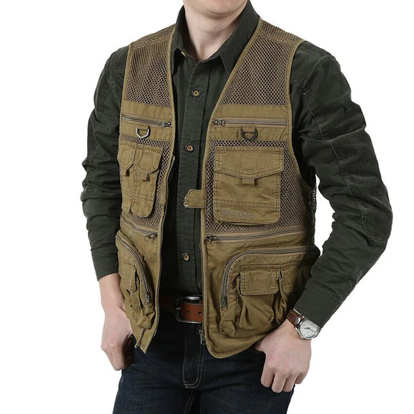 JEEP Mesh Multi-Pocket Waistcoat