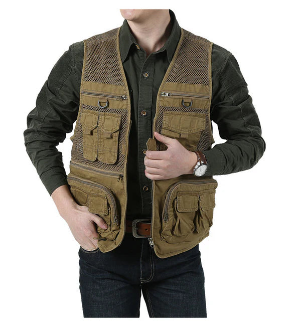 JEEP Mesh Multi-Pocket Waistcoat