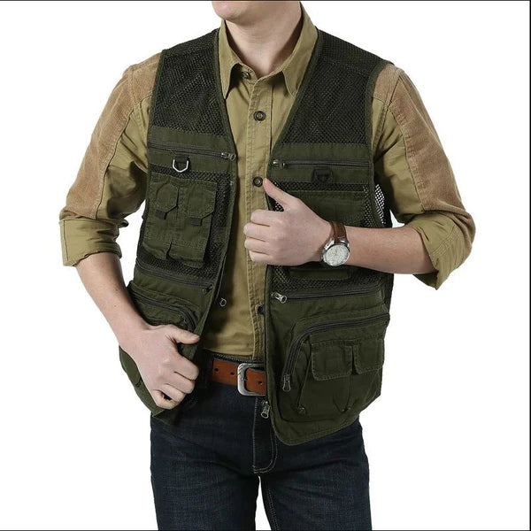 JEEP Mesh Multi-Pocket Waistcoat