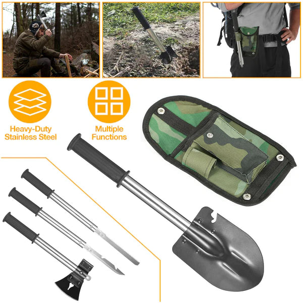 Multifaceted Outdoor Camping Shovel