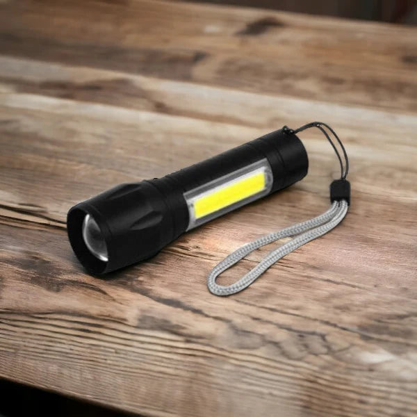 Rechargeable Handy Pocket Torch with Lamp