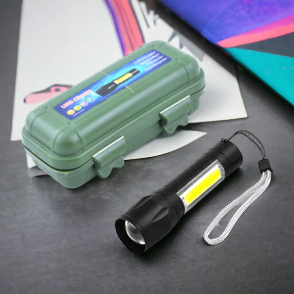 Rechargeable Handy Pocket Torch with Lamp