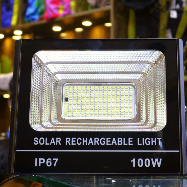 Solar Floodlight with Solar Panel