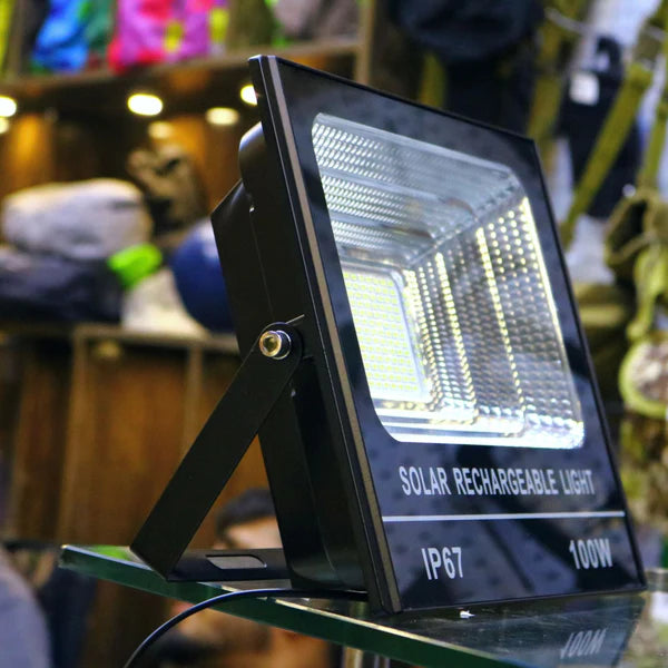 Solar Floodlight with Solar Panel