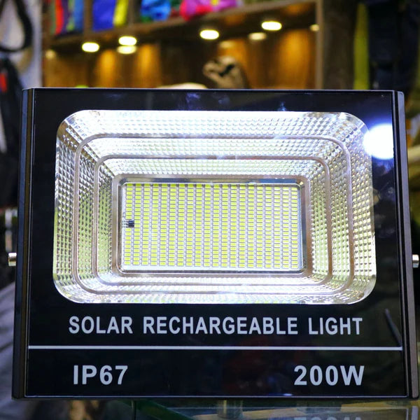 Solar Floodlight with Solar Panel