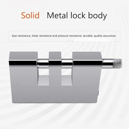 Stainless Steel Anti Theft Pedal Lock for Car Brake, Clutch