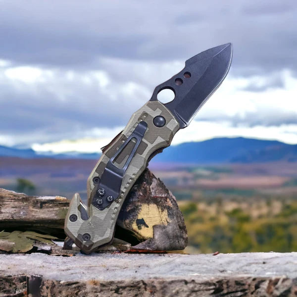 Stainless Steel Outdoor Folding Pocket Knife