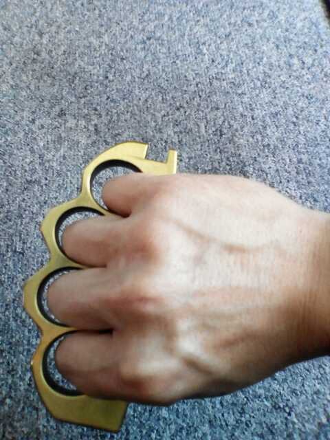 Tactical Brass Knuckle + Slingshot High Quality