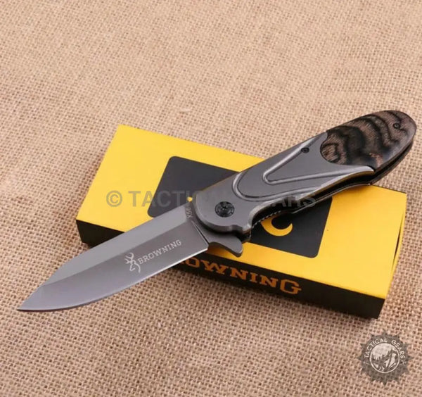 Browning X56 - Folding Pocket Knives - Wood Handle