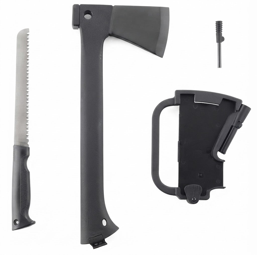 Axe With Hunting Saw Knife