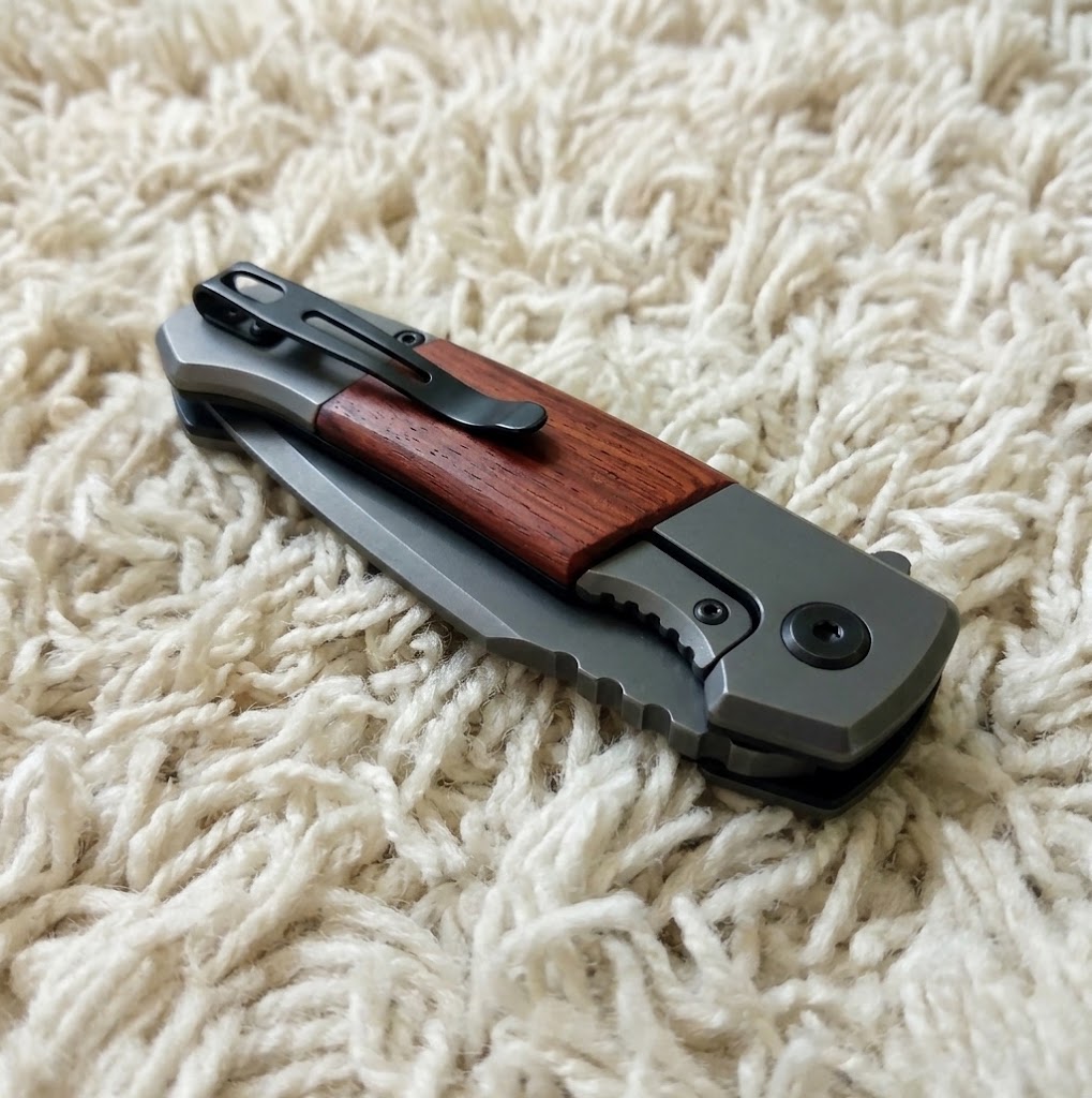 Browning DA167 Wooden Handle Folding Knife