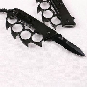 TACFORCE Serrated Knuckle Duster Knife