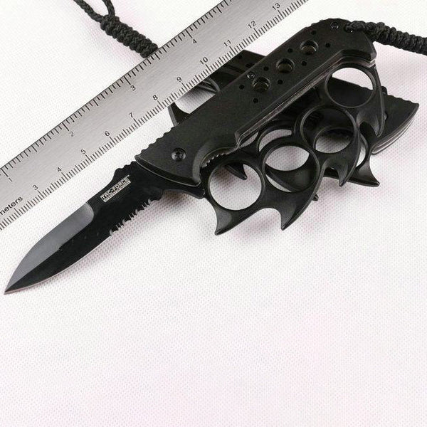 TACFORCE Serrated Knuckle Duster Knife