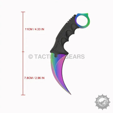 Spiderman Crack Pattern Karambit Knife